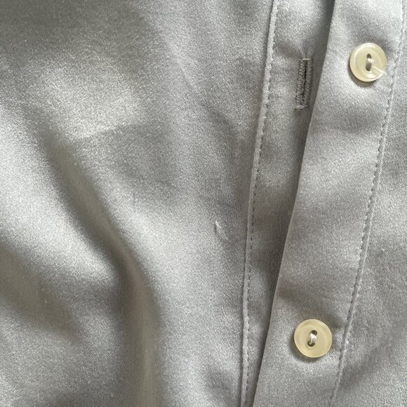 ROMAN silk/polyester silver gray shirt - Picture 4 of 7